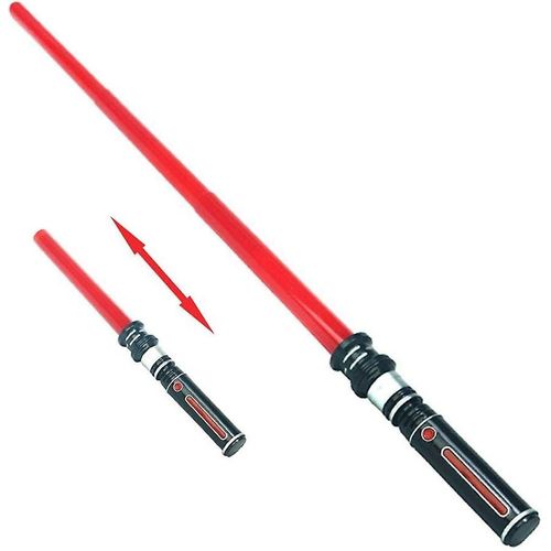 Sabre laser, Led Light Up Sword avec son simulé Rétractable Led Glow Stick Toy, Party Role Play Props Cosplay Toy Gift