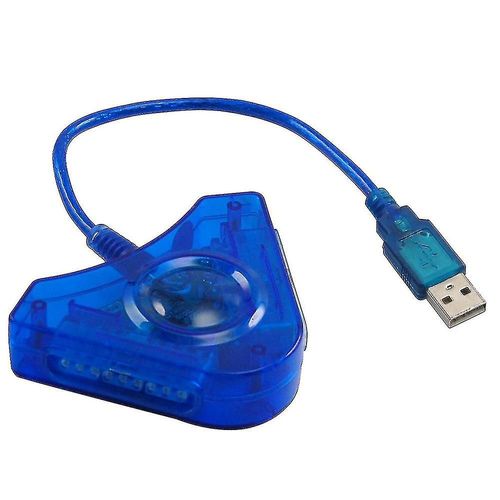 Dual Ports Ps2 To Usb Ps3 Pc Adaptateur Game Pad Contrôleur Convertisseur Câble