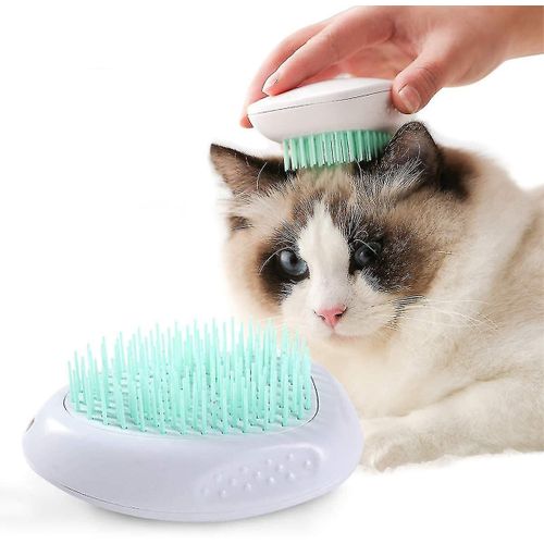 Brosse Pour Chat Pour La Perte Et Le Toilettage, Dégagement Rapide Facile À Jeter Peigne Pour Chat, Dissolvant De Poils D¿Animaux De Compagnie Peigne1 Piecegreen