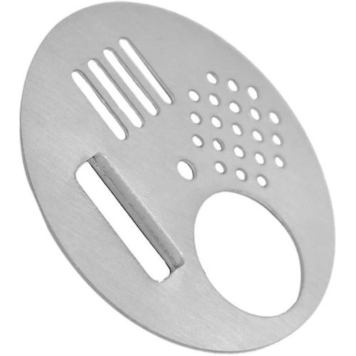 Porte de ruche Porte d¿entrée Porte d¿entrée Porte à disque Équipement de ventilation de ruche Porte de ruche En acier inoxydable Outils d¿apiculture (argent) (1pcs)