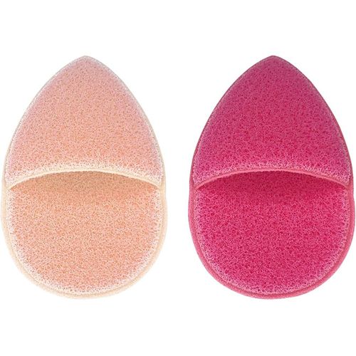 Nettoyant Pour Le Visage Puff Éponge Exfoliante Réutilisable Maquillage Facial Serviette Nettoyante Pour Le Nettoyage Du Visage Et Épi Exfoliant, Rose Red2 Pcs 