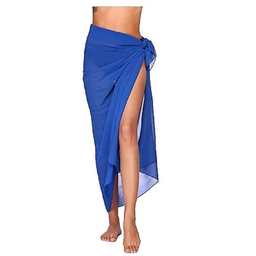 Femme Plage Sarong Pareo Chiffon Bikini Wrap Jupe Housse Pour Maillot De Bain