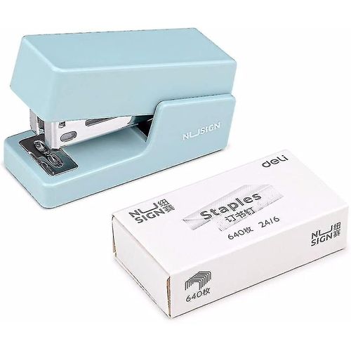 Mini Agrafeuse Avec Agrafes - Petite Agrafeuse À Papier À La Mode Pour Le Bureau Et L¿École