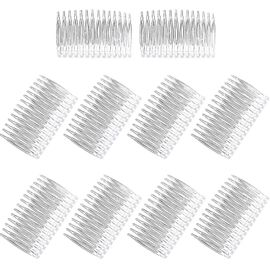 10 Pièces Hair Clip Peigns 14 Dents Plastique Nudal Wedding Veil Peignes