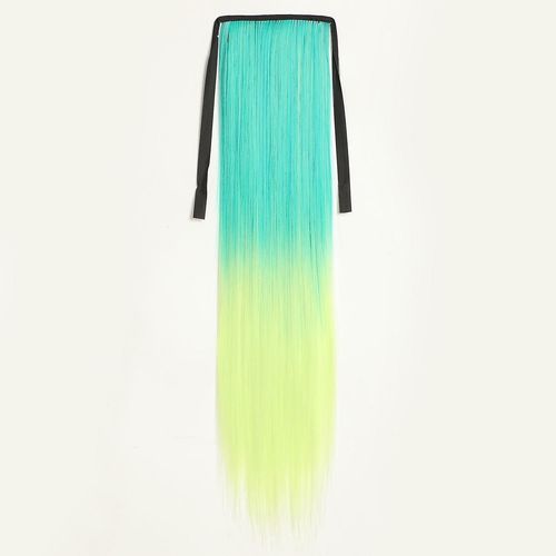 Longue Queue De Cheval Droite Extension Wrap Around Ponytail Clip Dans Hairpiece 21 Pouces Extensions De Cheveux Synthétiques 