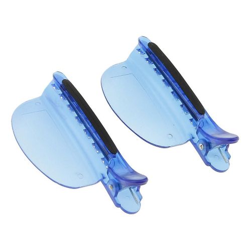 Pinces D¿Extension De Cheveux, Isolateurs Thermiques Crochets D¿Extension De Barge De Cheveux, Pinces À Cheveux Extension De Cheveux Clips De Séparation Clips D¿Ailes De Papillon (Bleu) (2 Pièces)