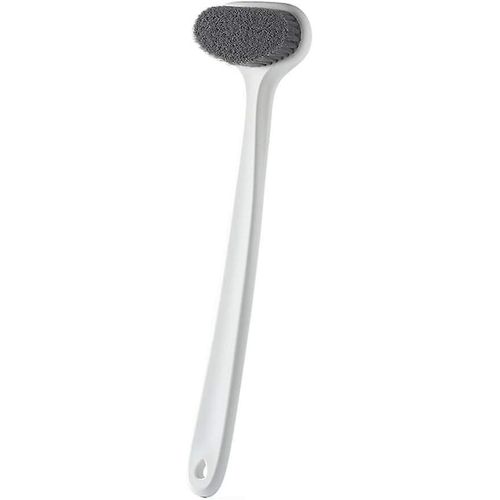 Dos Brosse À Gommage Longue Poignée Doux Cheveux Baignoire Brosse Adulte Brosse De Bain Brosse De Bain Brosse De Bain (Blanc) (1pcs) 