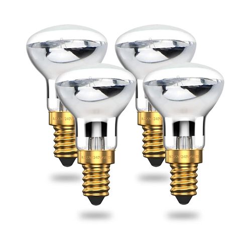 Lampe À Lave 25w E14 R39 Ampoule Réflecteur Blanc Chaud Ses Ampoule Petite Edison Vis Incandescente Spotlight Ampoule (Pack De 4)