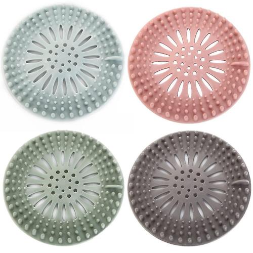 Pièces Silicone Drain Protector-baignoire Couvercle de drain Filtre-cuisine et salle de bain Évier Crépine