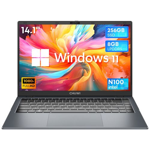 CHUWI GemiBook XPro - 14.1" Intel N100 - Ram 8 Go - SSD 256 Go - Windows 11 - Gris