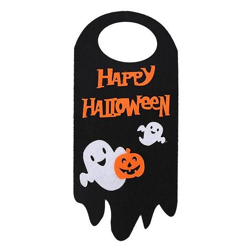 Halloween Décoration Set Happy Halloween Party Deacorations Pumpkin Bunting Sign Garden, Roomblack1pcs