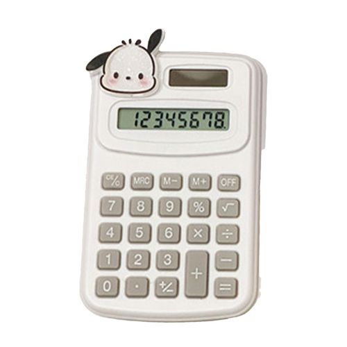 Calculatrice de dessin animé Petite calculatrice de poche portable multifonctionnelle avec affichage LED pour bureau Bureau École Maison Type 1