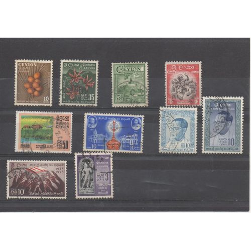 Sri Lanka Timbres Divers