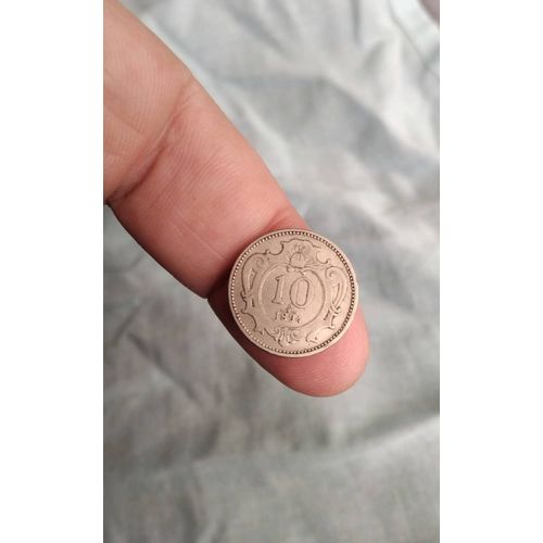 Monnaie 10 Heller Autriche Hongrie 1894