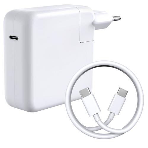 Chargeur 61W + Cable USB-C USB-C pour MacBook PRO 13 MacBook AIR 13 AIR 15 Phonillico®