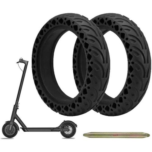 Pneu Plein Xiaomi 85 Pouces X2 Pour Xiaomi Trottinette M365 M365 Pro Roue Alveolée Dure Anti Crevaison Anti Dérapant Increvable