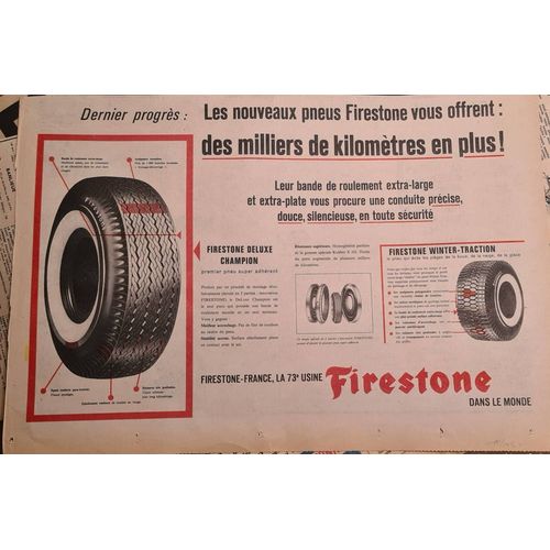 Publicité Firestone 19 10 1961