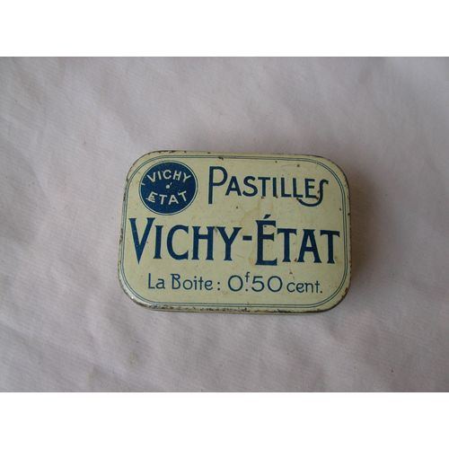 Ww1 Boïte Vide A Bonbons Francaise " Vichy-Etat " Du Soldat Francais 50 Cts ( 14-18 ) Be