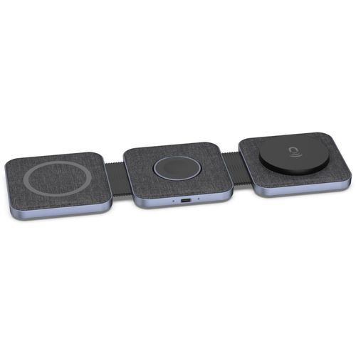 Adeqwat Chargeur Induction Sans Fil Magsafe 3 En 1 Plat Pliable