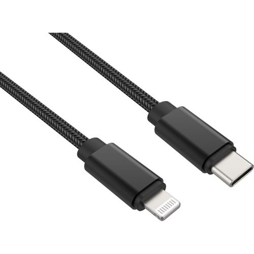 Câble Lightning vers USB-C 2m noir certifié Apple