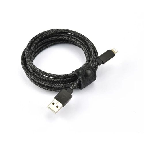 Câble Lightning vers USB 2m noir certifié Apple