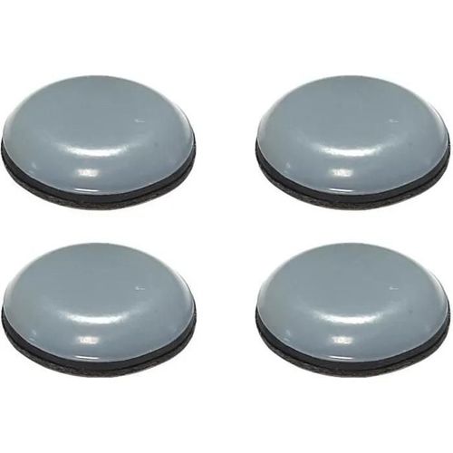 Patins glisseurs - Non spécifié - Ø20mm - Lot de 4 - Adhésif - Téflon PTFE