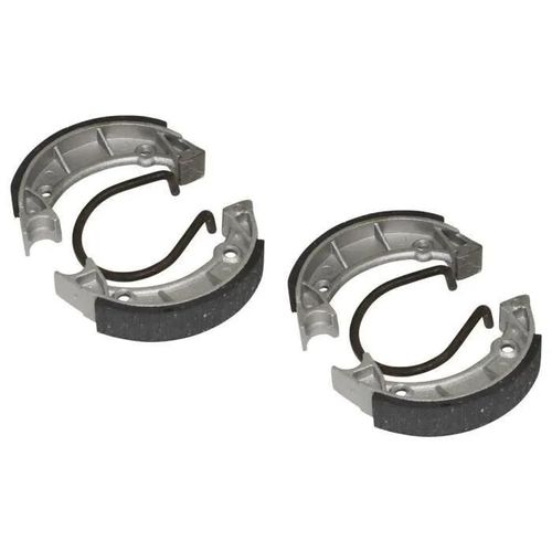2x Machoire De Frein Mobylette Peugeot 103 Spx Rcx Avant Arriere Diametre 90mm Nid Abeille