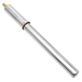 Pompe À Main - Chrome - 380 Mm - Raccord Presta/Schrader - Fixation Avec Colliers - Vélo Vintage
