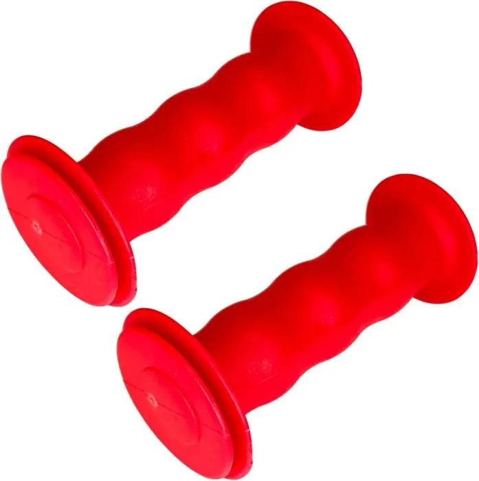 Poignées Rouges Pour Vélo Enfant, Draisienne, Tricycle, Trottinette...