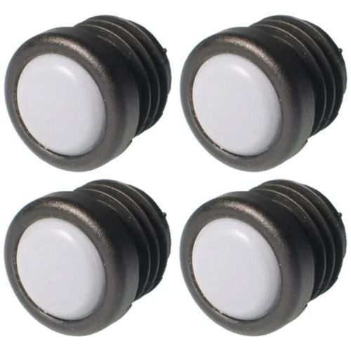 Bouchon de tube - Téflon - 22 mm - Lot de 4 - Noir - Protecteur pour meubles
