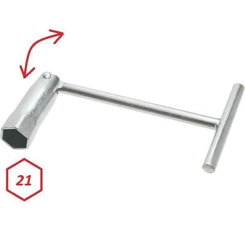 Clé À Bougie Articulée - Non Spécifié - 21mm - Acier - Clef En T - Multi-Usage