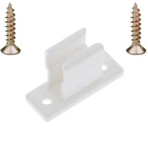 Clip bloqueur de manivelle volet Roulant Blanc Support Guide Manette Plastique 13mm Universel fenêtre Mur à Visser