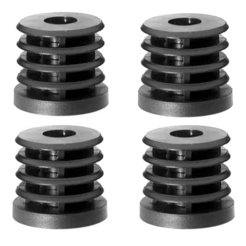 Embout de tube - Non spécifié - Ø28mm - Lot de 4 - Métal - Taraudé M8