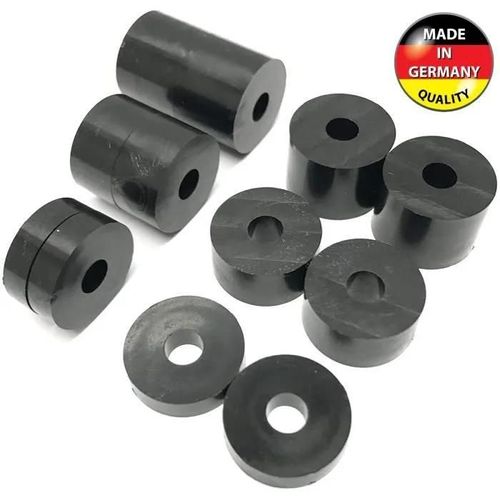 Entretoise plastique - Non spécifié - M8 - Nylon noir - Lot de 10 pièces - Fabriqué en Allemagne