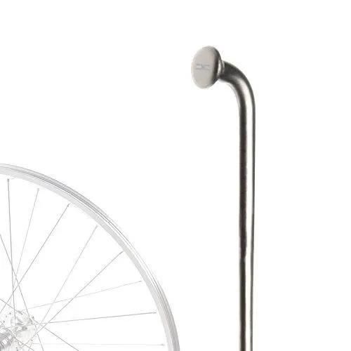 1x Rayon Velo 14g 2mm 298mm Classique Acier Chrome Sans Écrou Droit Vtc Vtt Ville Route Cycle Roue Moyeu Jante