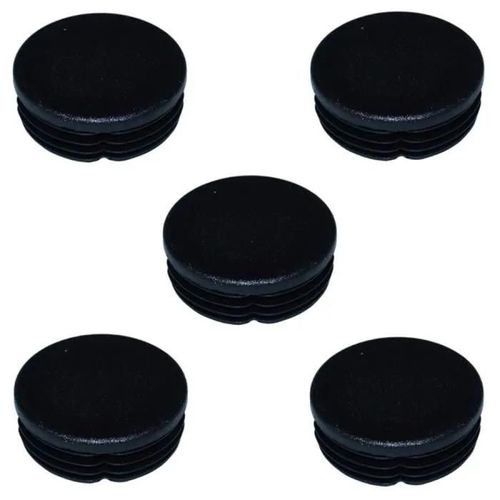 Embouts de tube rond - Non spécifié - Ø16mm - Lot de 5 - Plastique - Noir