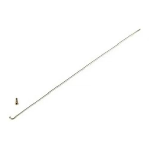 1x Rayon Velo 14g 2mm 254mm Classique Acier Chrome Sans Écrou Droit Vtc Vtt Ville Route Cycle Roue Moyeu Jante