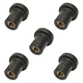 Écrou Caoutchouc - Silent Bloc - M6 X 16mm - Résistant Aux Huiles - Isolant Électrique - Absorbe Vibrations