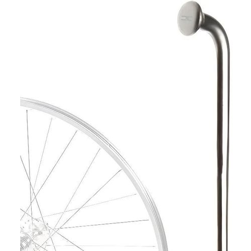 1x Rayon Velo 14g 2mm 130mm Classique Acier Chrome Sans Écrou Droit Vtc Vtt Ville Route Cycle Roue Moyeu Jante
