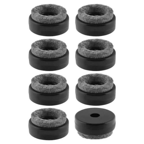 Patins glisseurs - Non spécifié - 40 mm - Lot de 8 - Feutre - À visser
