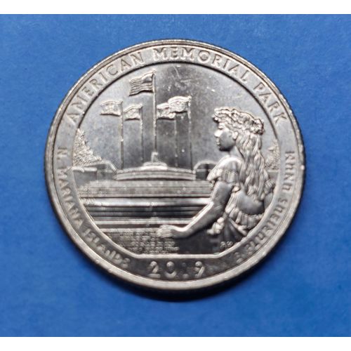 25 Cents Quarter $ Dollar Mariana Islands 2019