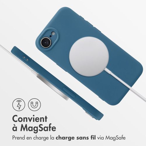 Imoshion Coque Couleur Avec Magsafe Iphone Se 4 Bleu Foncé