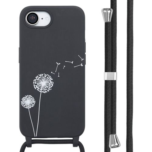 Imoshion Coque Design En Silicone Avec Cordon Iphone Se 4 Dandelion Black