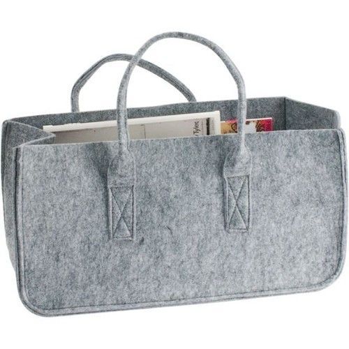 Range Magazine En Feutre Mellow Gris