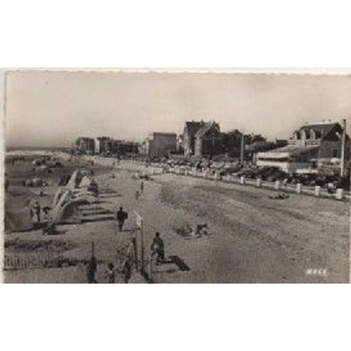 Cpa Noir Et Blanc N°2.831 Le Crotoy - ¨Lage - 80 Somme - Vue Generale - Plage Et Digue - Photo Veritable