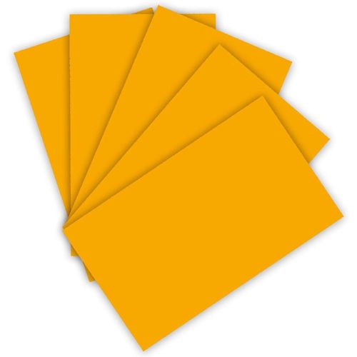 Folia Pack 50 Feuilles Papier Couleur A3 130g Jaune Foncé