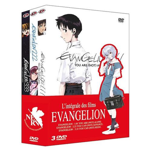 L'intégrale Des Films - Evangelion : 1.01 : You Are (Not) Alone + 2.22 : You Can (Not) Advance + 3.33 : You Can (Not) Redo.