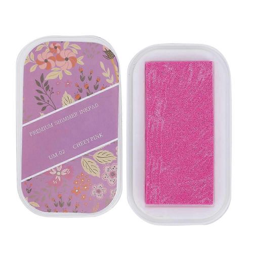Tampon Encreur Métal Couleur Grand Bricolage À La Main Artisanat Tampon En Caoutchouc Calendrier Livre Tampon Encreflash Rose Rouge