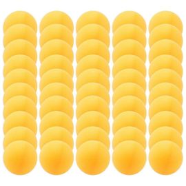 50 X Balles D¿Entraînement De Tennis De Table En Celluloïd De 40 Mm, Balles De Ping-Pong, Yelow/White Random