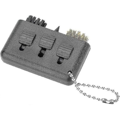 Golf Club Cleaning Brush Shoe Cleaner (Noir) (1pcs)